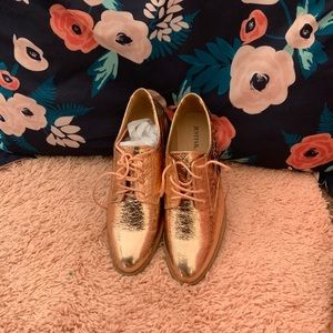 Just Fab Rose Gold Shoes